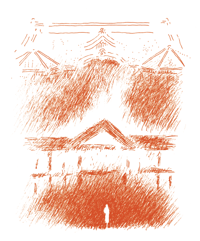 燃えさかる遊郭