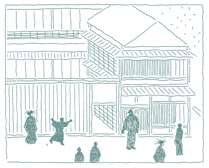 仙之助とユージン・ヴァン・リードの再会